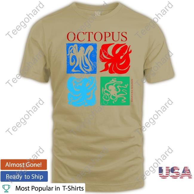 Newton Faulkner Merch Shop Store Octopus Shirt